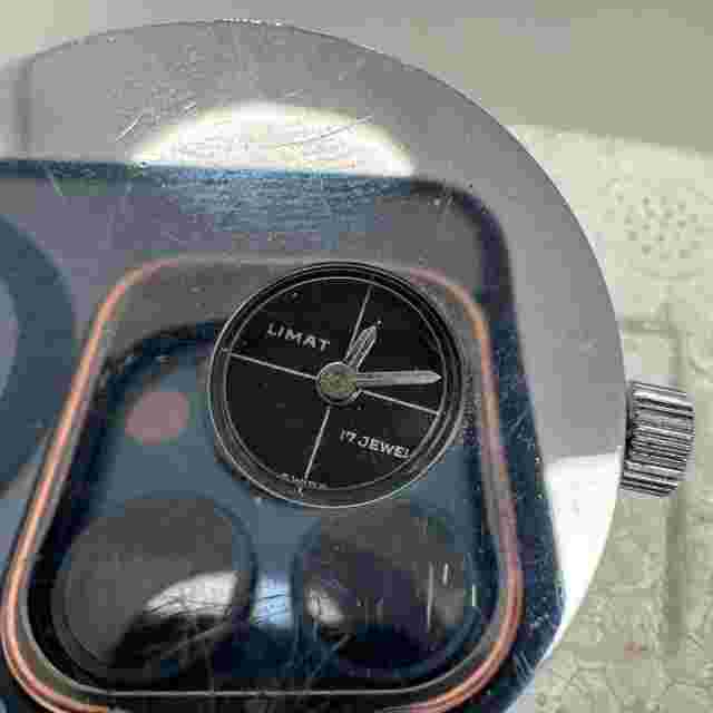 Vintage Men's Mirexal 17 Jewel UFO Waterproof Sports Wristwatch Need Battery