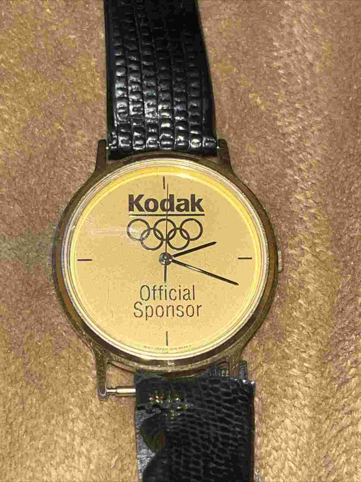 Vintage Kodak Olympics Official Sponsor Watch w/ Japan Movement(Needs Battery)