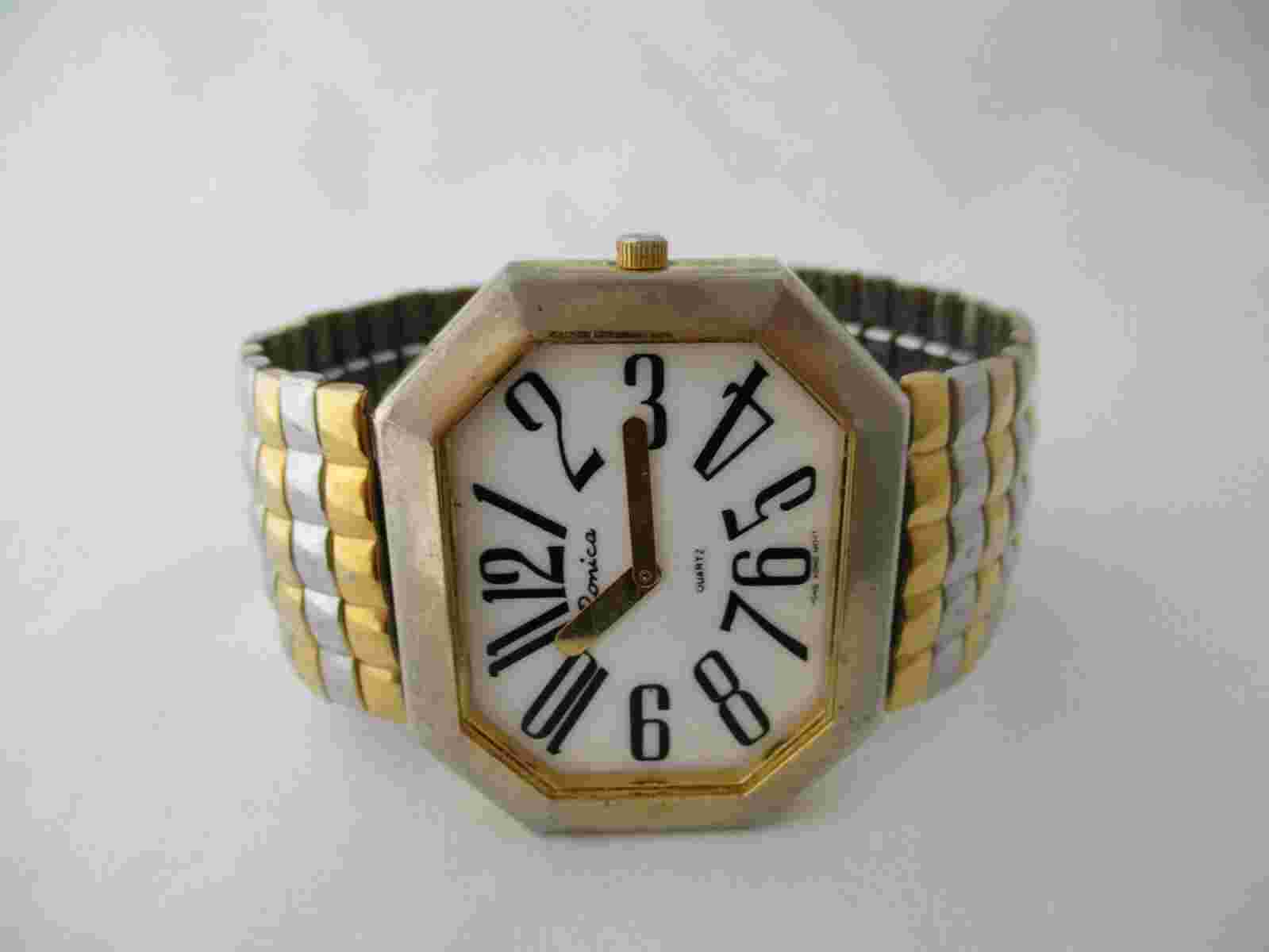 Ronica Women's Watch Two Toned Fashion Analog *For Parts Only*
