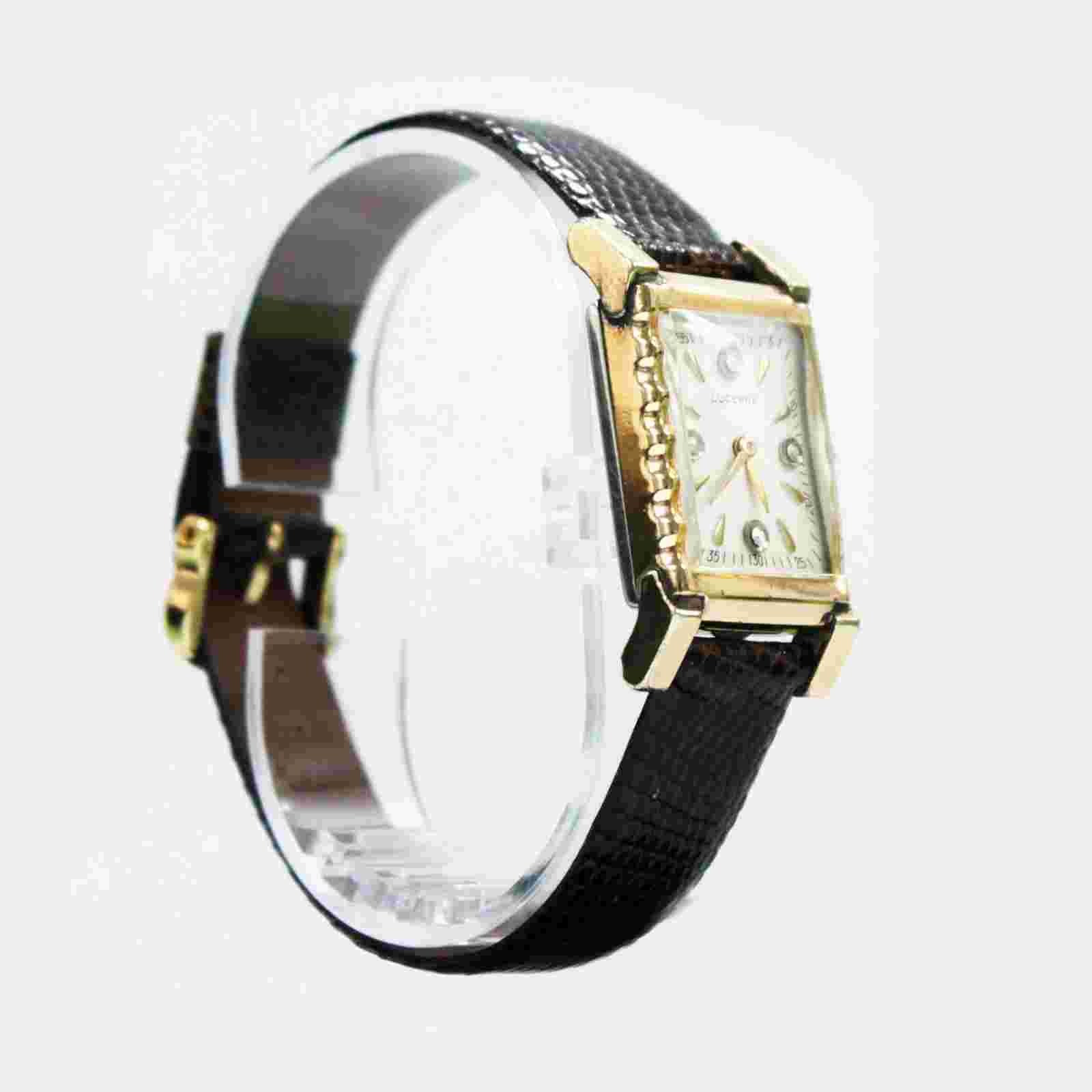 Genuine Vintage Lucerne Swiss 15 Jewels Analog 10K Gold Plated Mechanical Watch