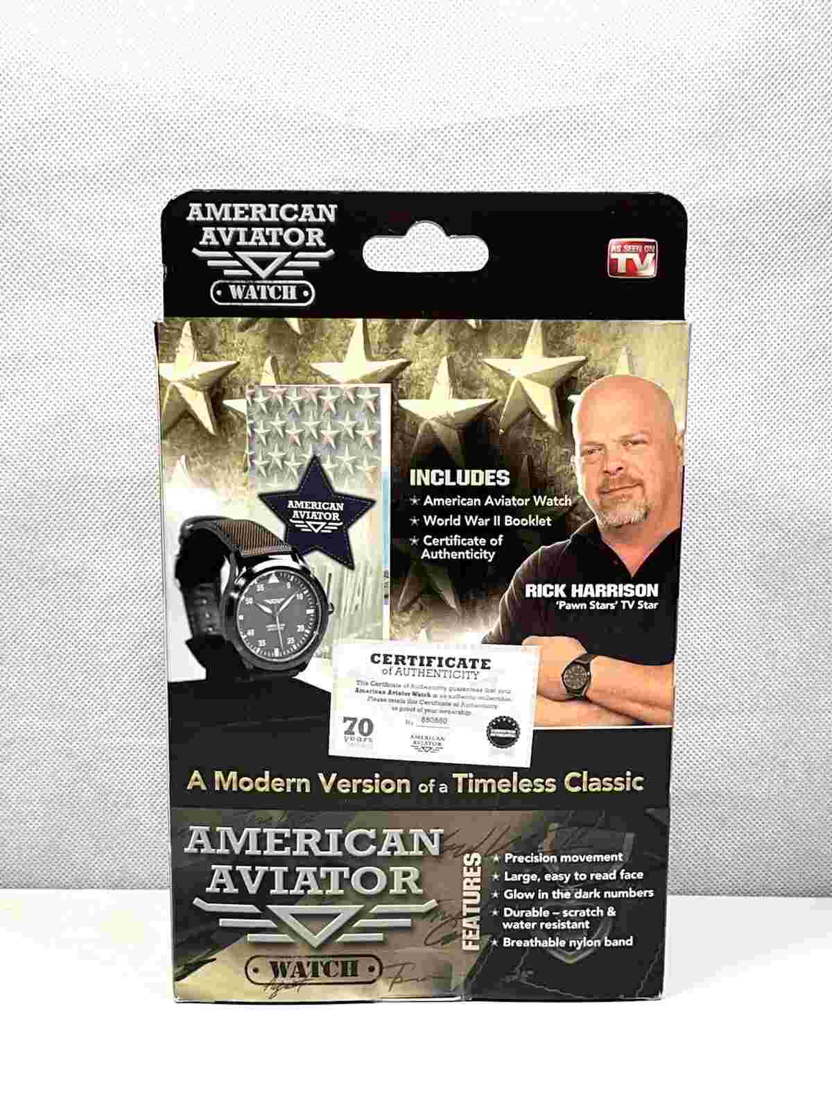 American Aviator WATCH Limited Collector's Edition PAWN SHOP STARS Rick Harrison