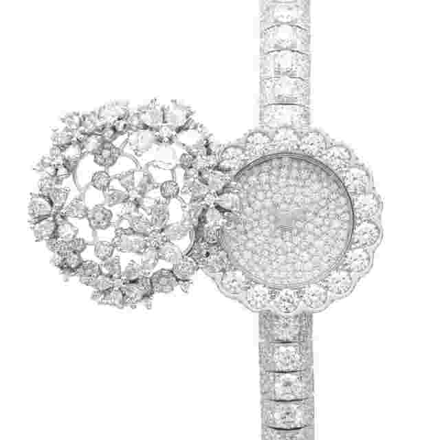 Christian Dior Wrist Watch 16.5cm FV7632 Quartz K18 White Gold diamond Used