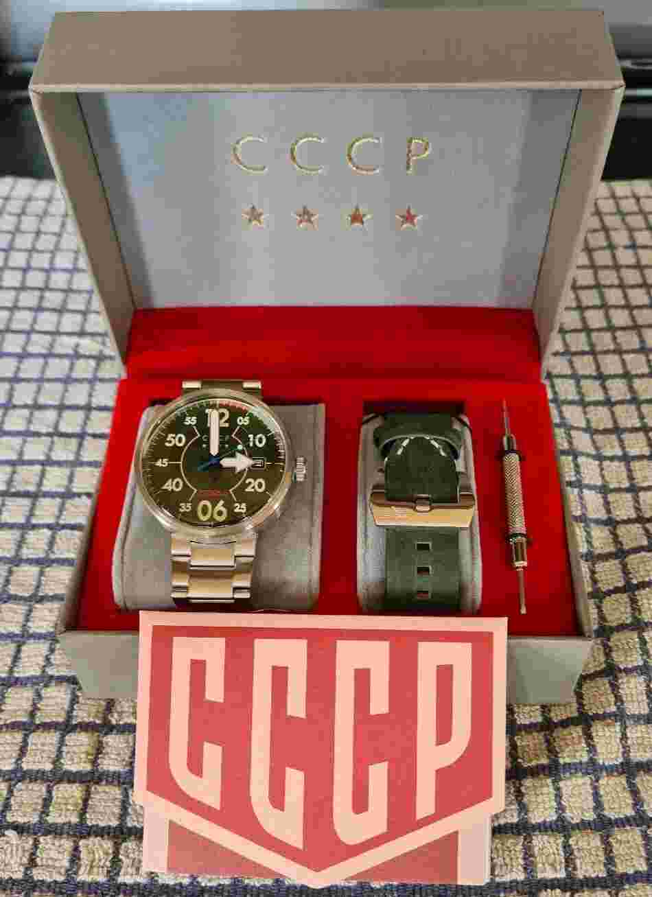 CCCP  Proton Green Dial Mens Automatic Watch