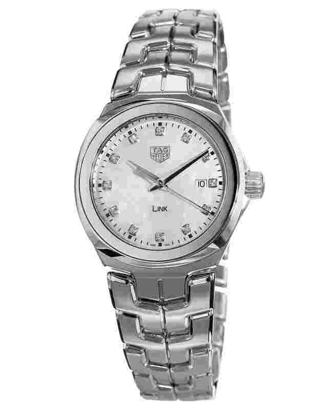 TAG Heuer Link White Mother of Pearl Women's Watch - WBC1312.BA0600