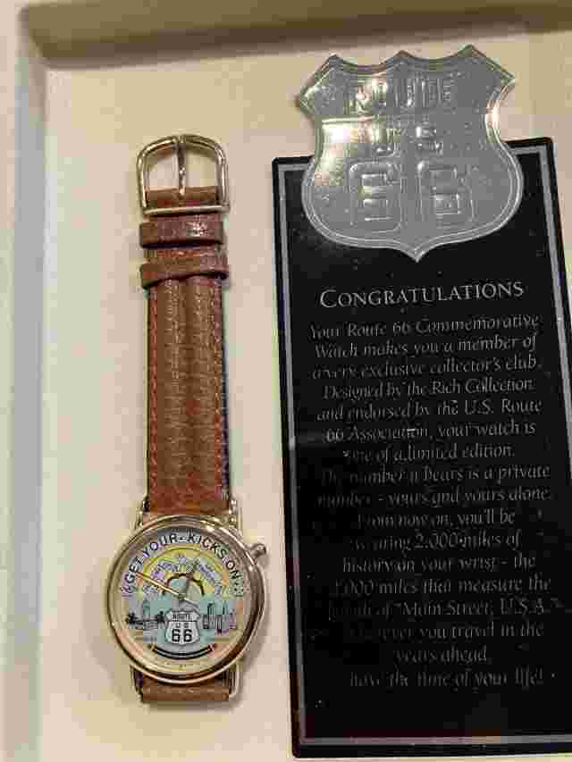 ROUTE 66 LIMITED EDITION COMMEMORATIVE WATCH THE RICH COLLECTION NIB RARE!