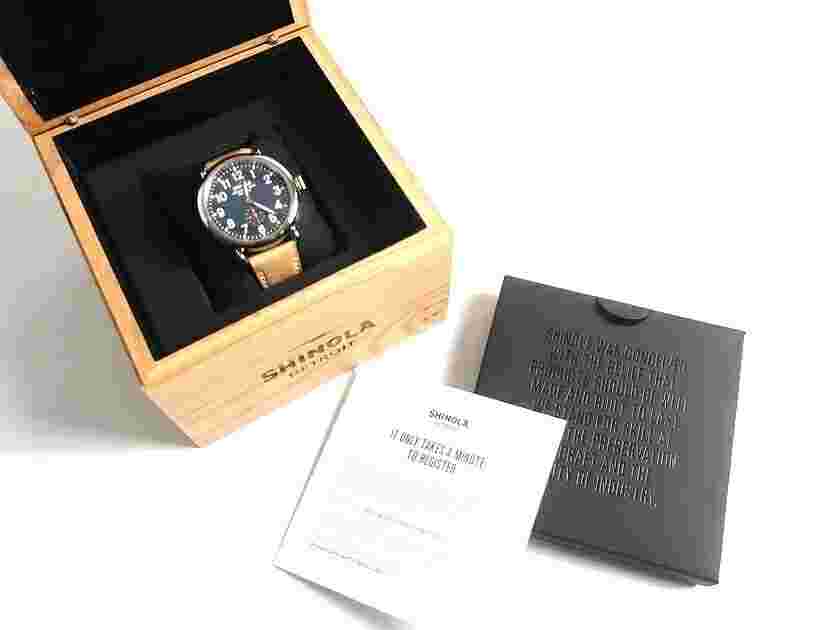 SHINOLA Detroit Men's The Traveler S0120245782 2 Eye Chronograph Watch