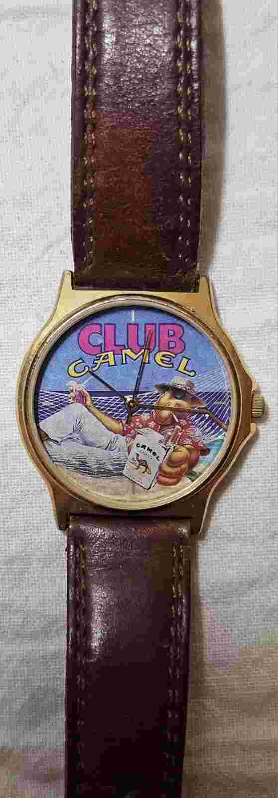 Joe Camel Watch  ~  Sveda - Genuine Leather - Japan Movement 1992 Vintage