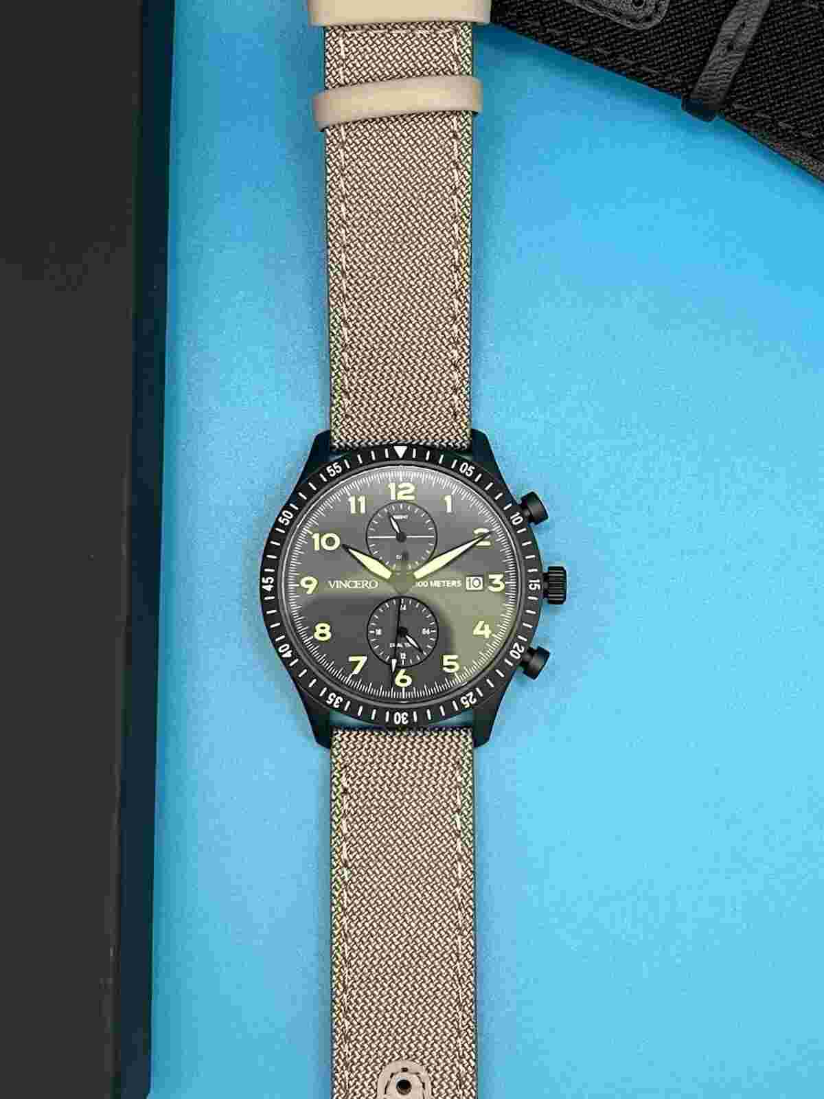 Vincero The Altitude Men's Quartz Watch  Sapphire Crystal Glass