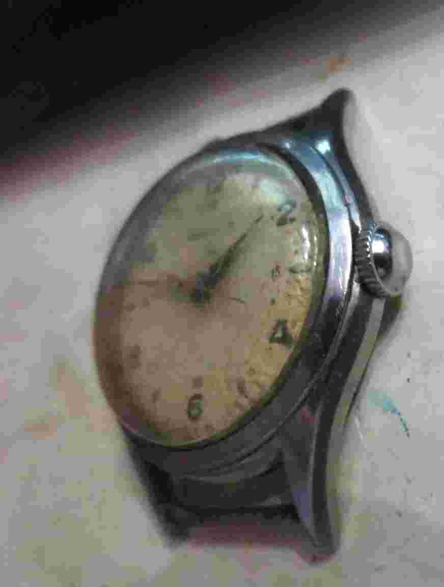 Vintage Swiss Wadsworth Sweep Second Hand Manual Wind Men's Watch