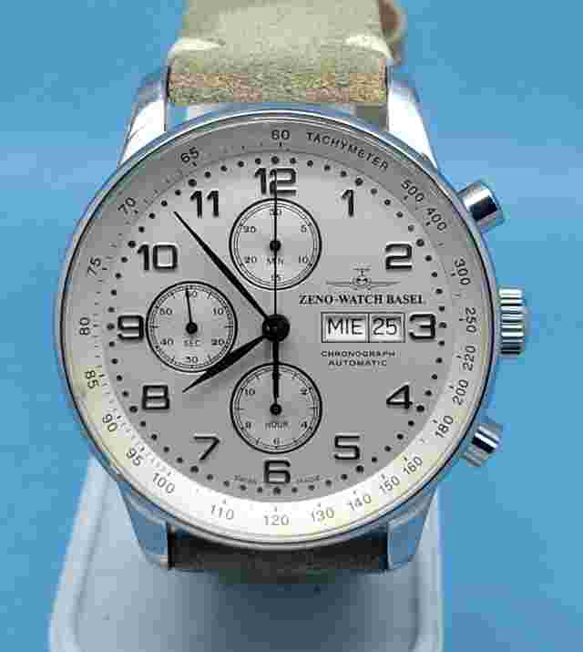 ZENO-WATCH BAZEL CHRONOGRAPH 7750 AUTOMATIC MENS 44MM