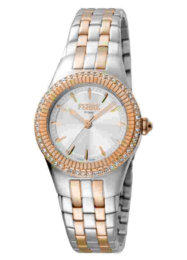 Ferre Milano Women's FM1L089M0101 MOP Dial Two-Tone IP Steel Wristwatch