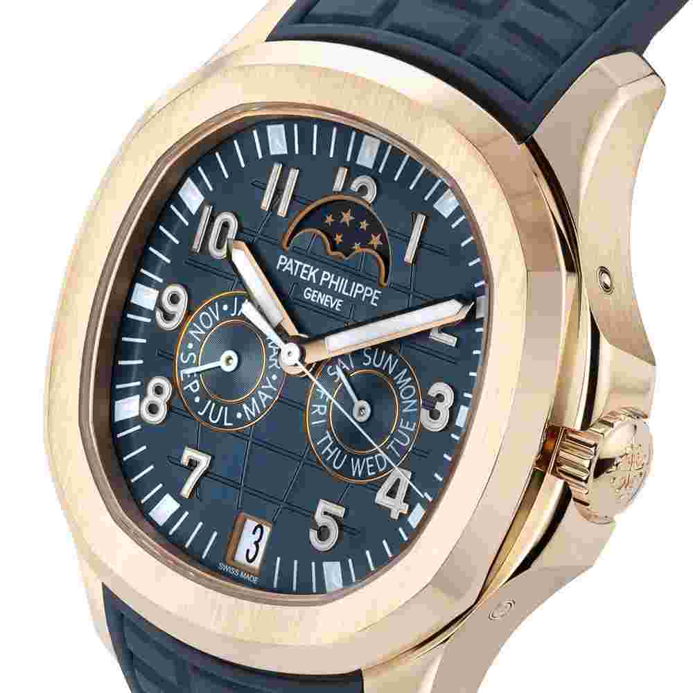 Patek Philippe Aquanaut Blue/Gray Women's Watch - 5261R-001