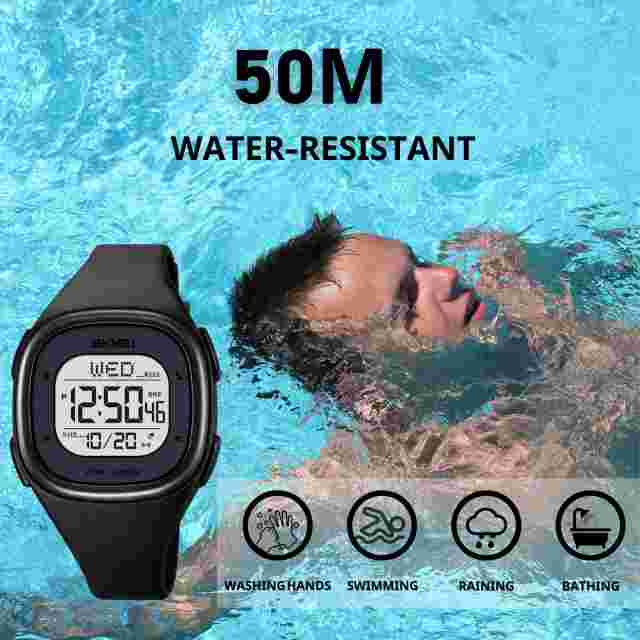 CakCity Mens Digital Watch Waterproof Wrist Watch for Women Sport Watch