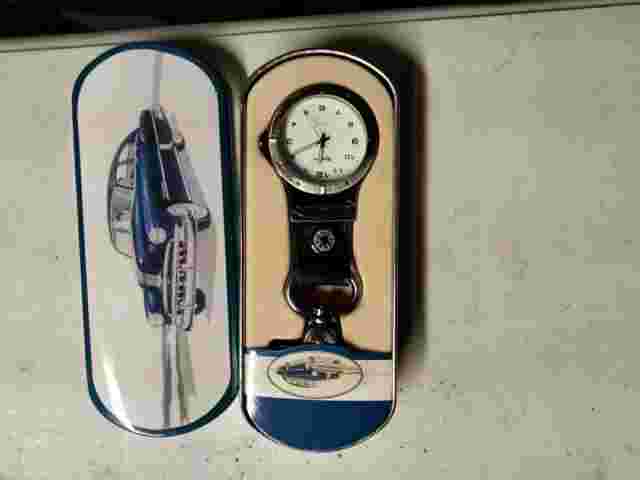 Vintage Pocket Lite Watch McGregor Carabiner Key Chain Vtg Japan  Not Tested