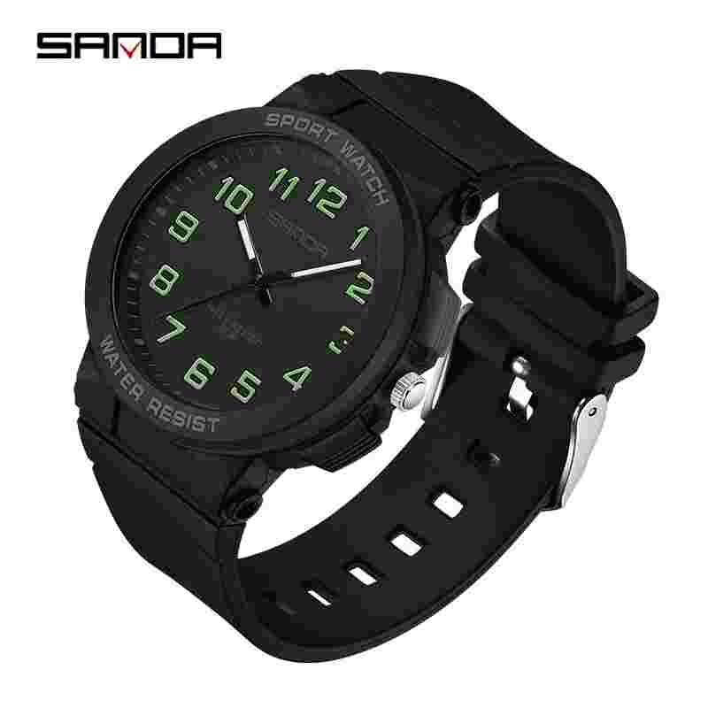 Watch Hot Selling Electronic Men's Digital Outdoor Simple Sanda6123 Youth Watch