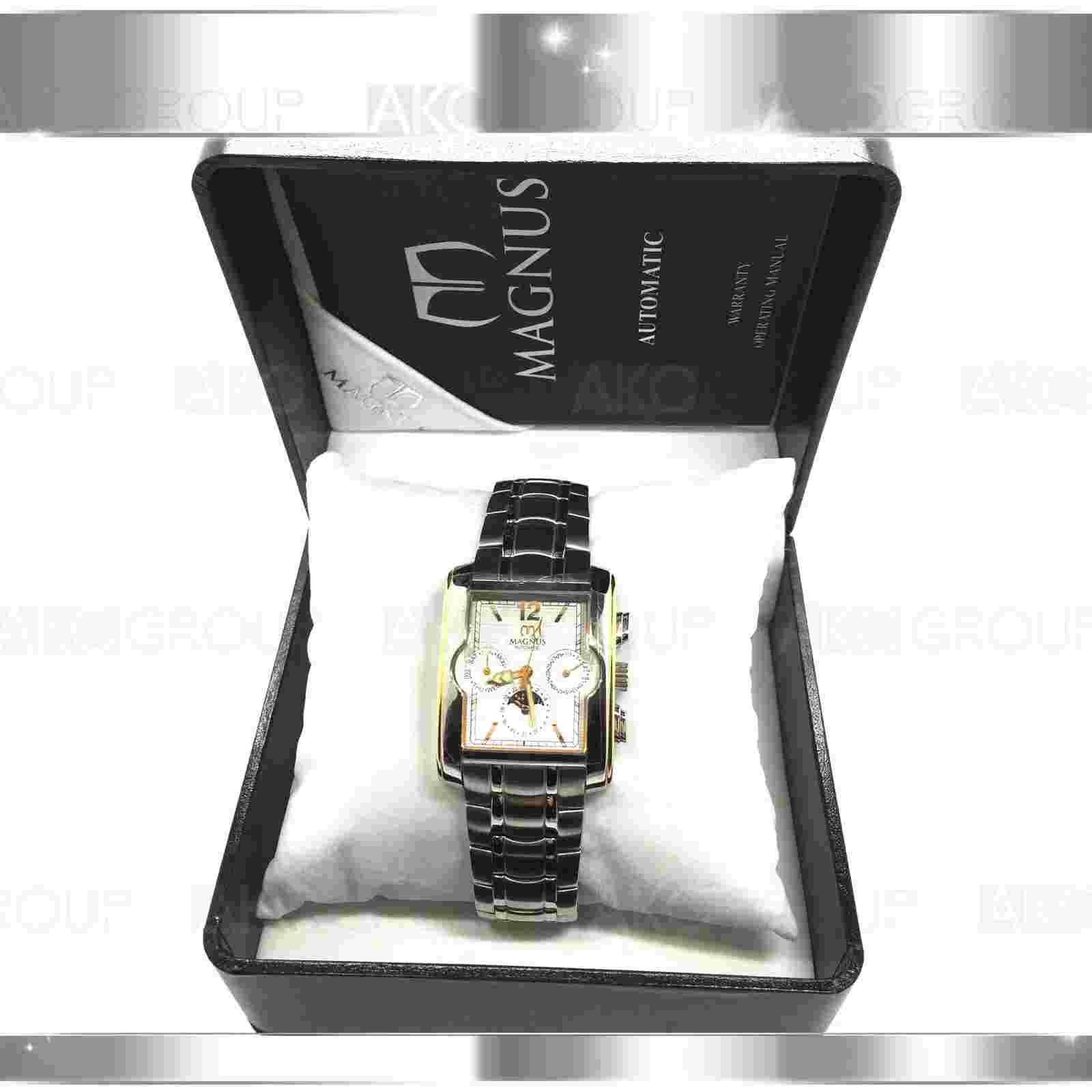 Magnus Torino M112MTS95 Automatic 3atm Water Resist Stainless Steel Mens Watch