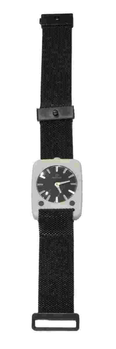 Ikepod Solaris Reversible Watch Black/White Men's Rare - SCB31