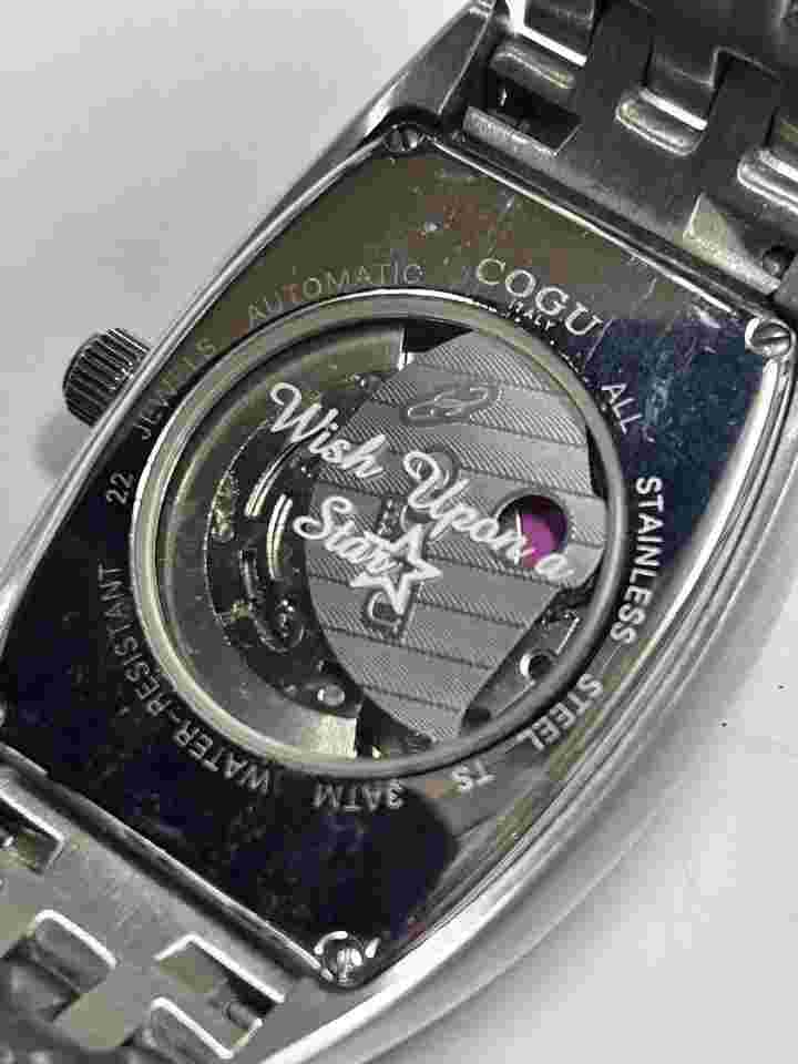 Cogu Jumping Hour Automatic Watch 42mm Unique Colorful Design Used