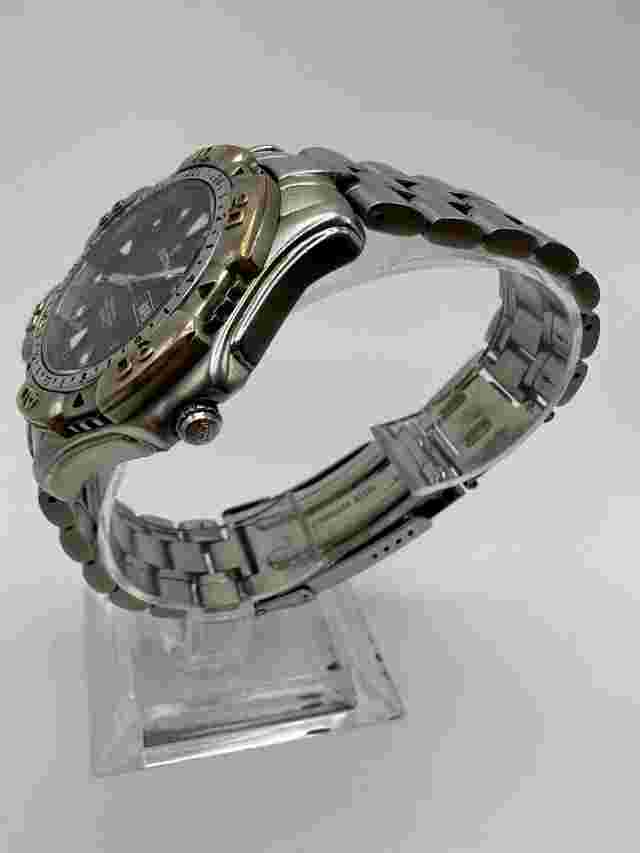 Festina Men’s Vintage Day Date Silver Watch 1990s 8811 Diver Blue Face