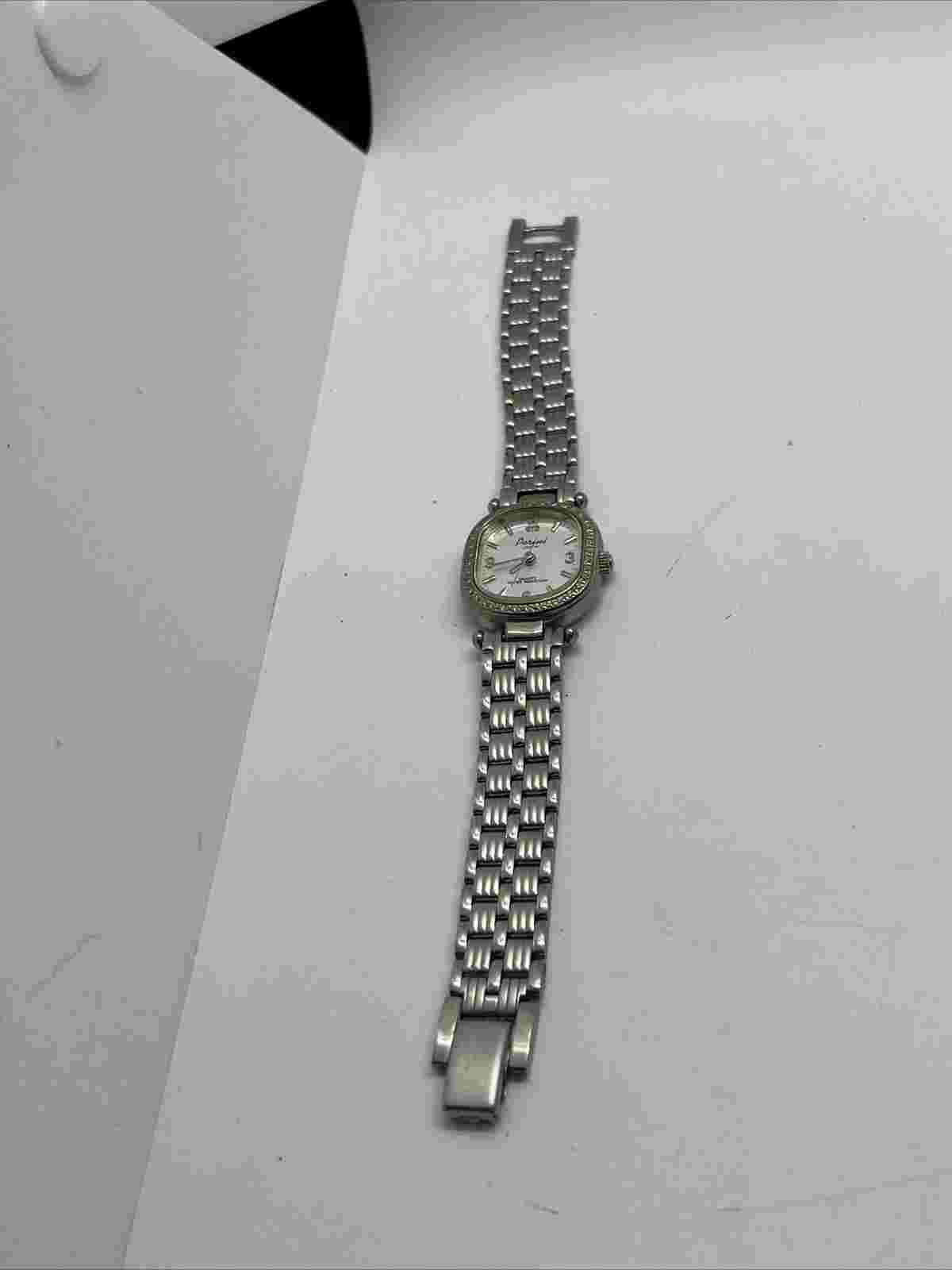 Perini Ladies Silvertone Watch