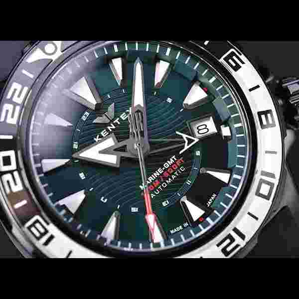 Kentex MARINE GMT S820X-03 Grren Men's Watch