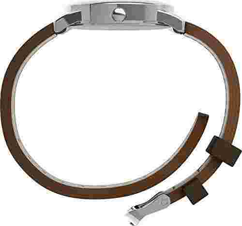 Timex Men's T20041 Easy Reader Brown Leather Strap Watch