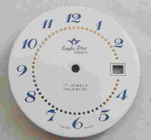 Eaglestar- watch dial for  ETA-Ut 6305 33 mm Arabic