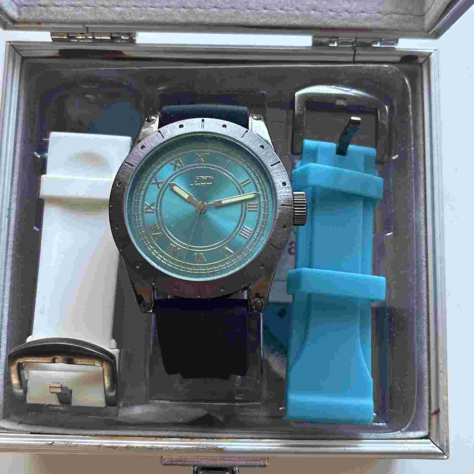 Flud Watch - Blue With Box And Extra Bands Time Will Forever Chronicle...