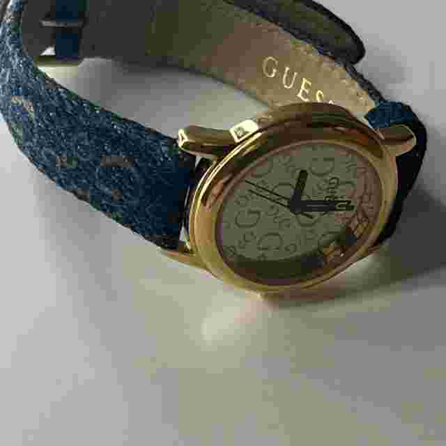 Guess Watch y2k style gold and blue not tested