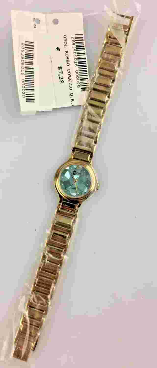 Cadet Quartz Watch Only Time Women 25 Mm Steel Plated Fashion Bracelet
