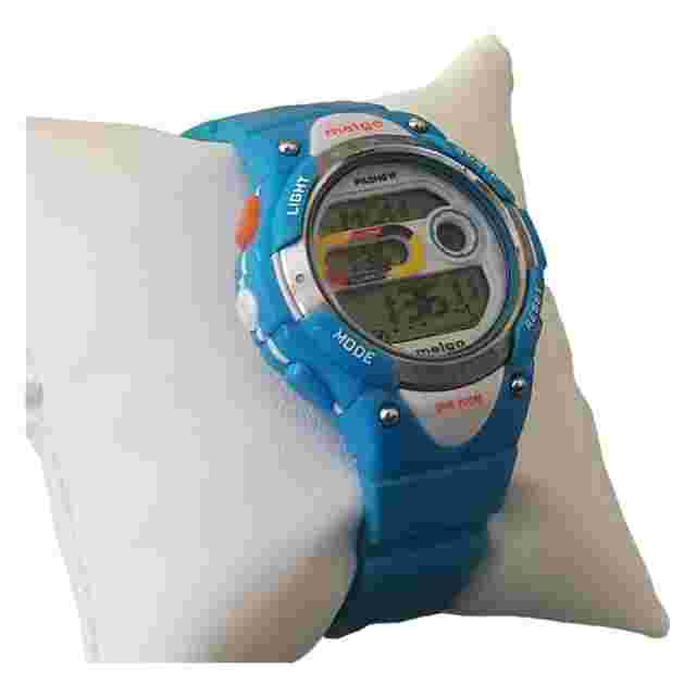 Pasnew Meigo Wrist Watch WR 100M Stainless Steel Blue in Working Order