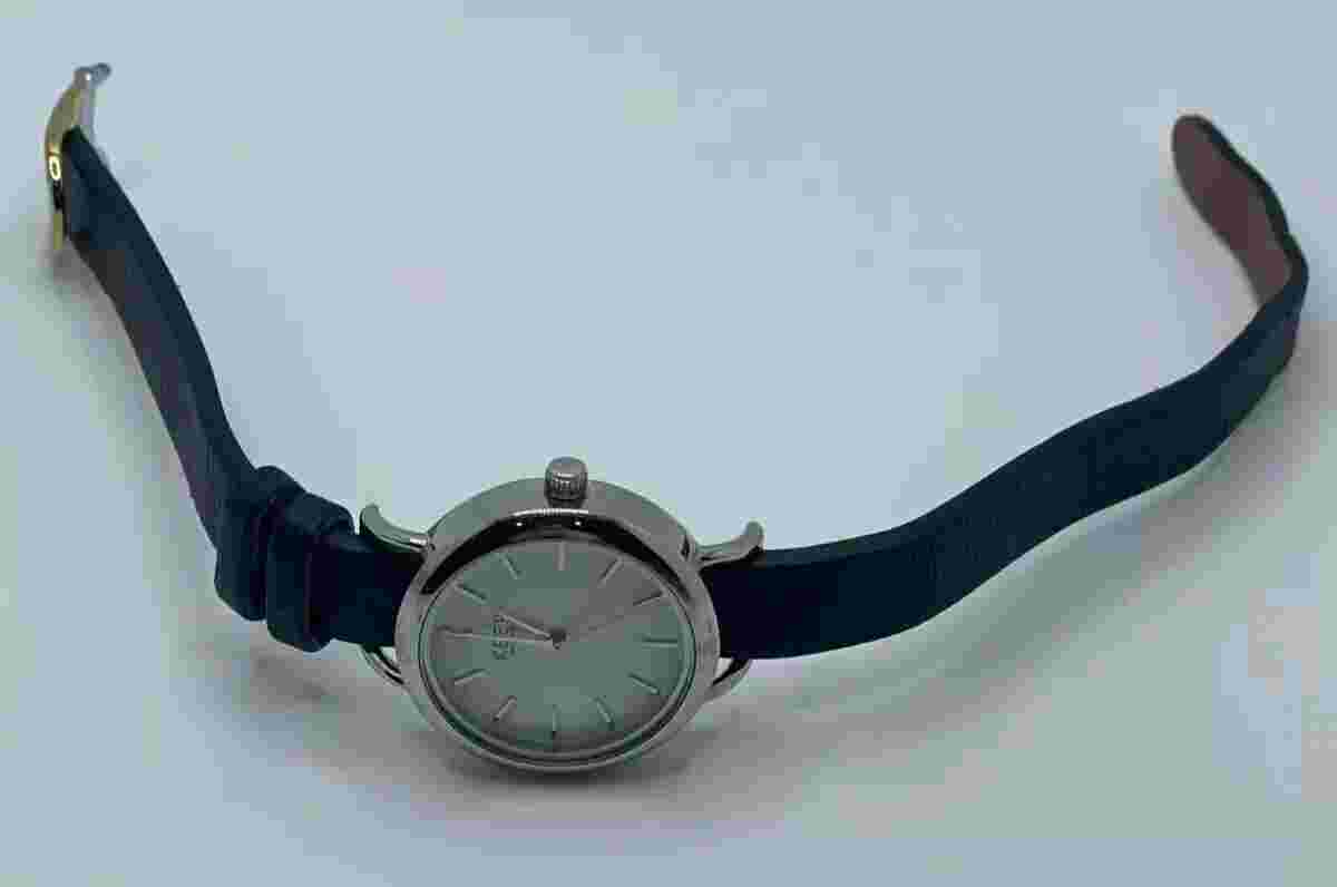 KEEP Collective Watch Womens 27mm Case One Piece Black Strap Quartz Three Hands