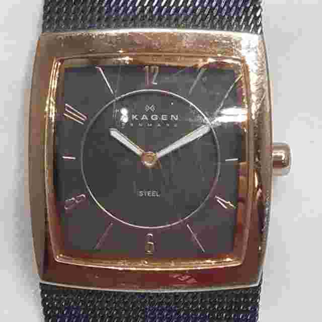Women's Skagen Denmark 24mm WR 3ATM Dial Milanese Stainless Steel Watch