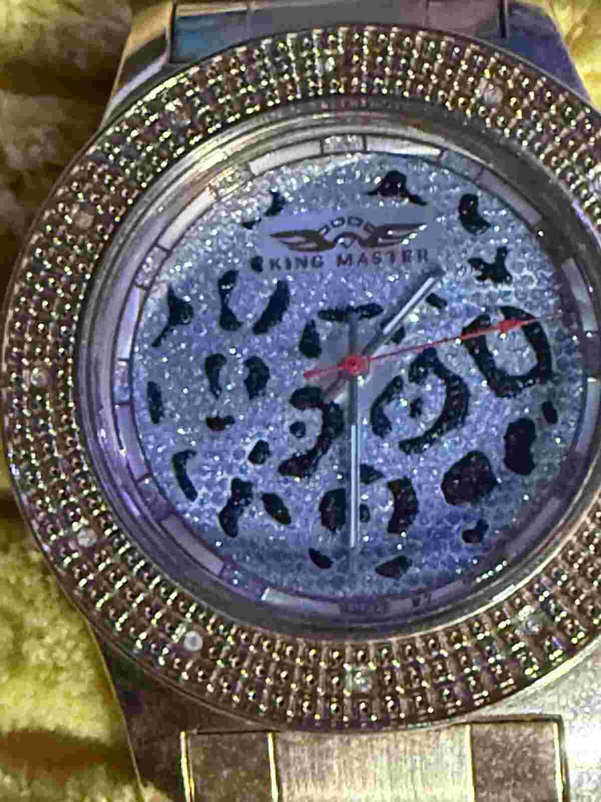 KING MASTER GENUINE DIAMOND WATCH