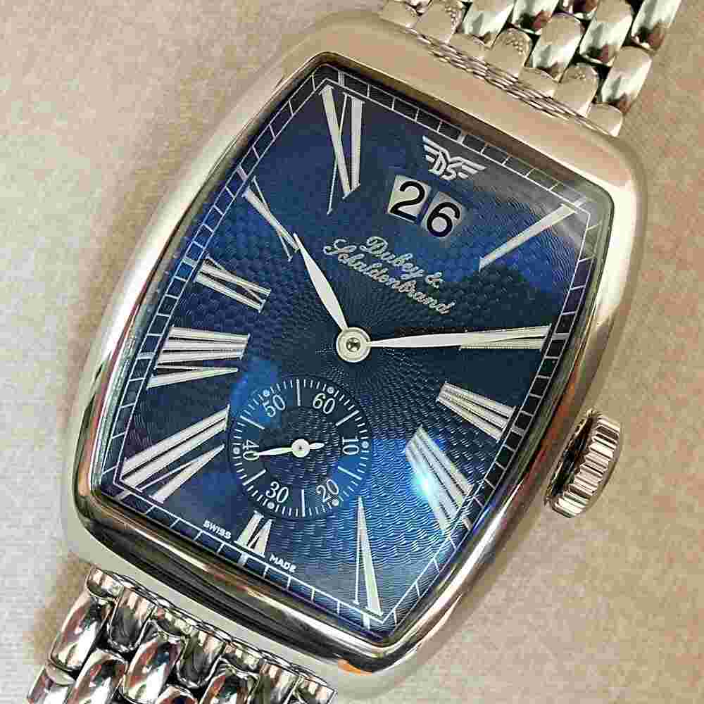 Dubey & Schaldenbrand Aerodyn Date ADST/ST/BLW/BD Blue Dial Auto Box Set used