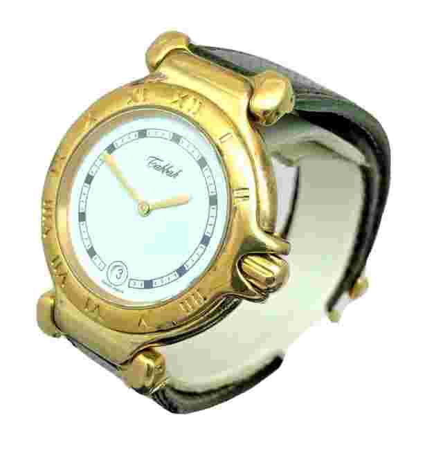 Vintage Tabbah Premiere Gold Plated Ladies Watch Original Box, Pouch,Certificate