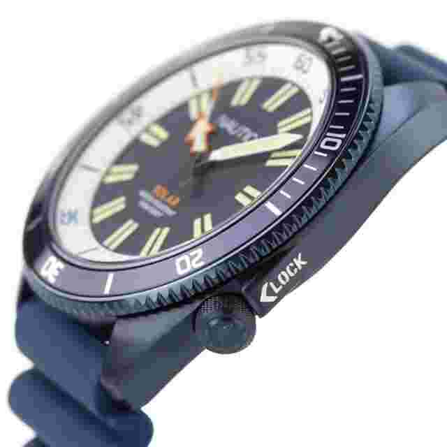 Nautica Nautocavintage Solar Watch Navy Blue Dial Rubber Band NAPNVS403