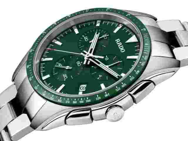 Rado HyperChrome Chronograph ST Steel Green Dial Men's Watch R32259313