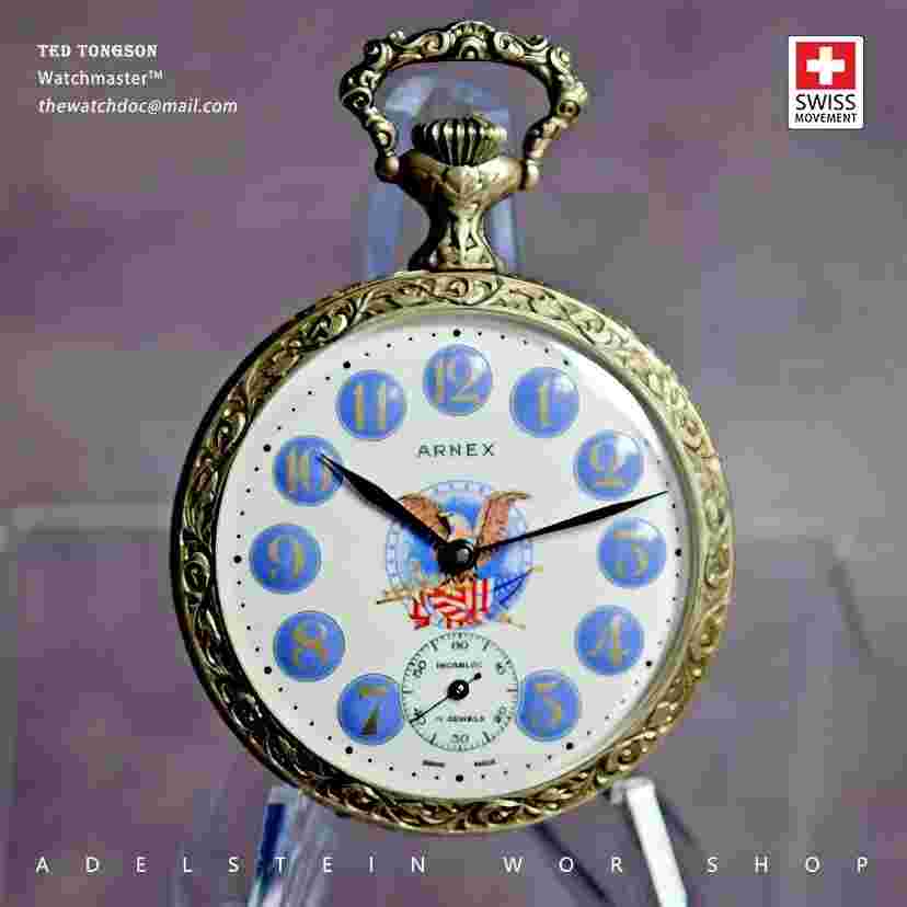 Arnex Kennedy Memorial Pocket Watch Limited Edition # 5248 A014