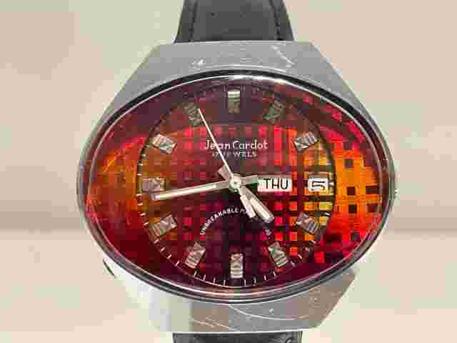 VINTAGE RARE COLLECTIBLE USSR MEN'S EXPORT WATCH "JEAN CARDOT" (POLJOT) STADIUM
