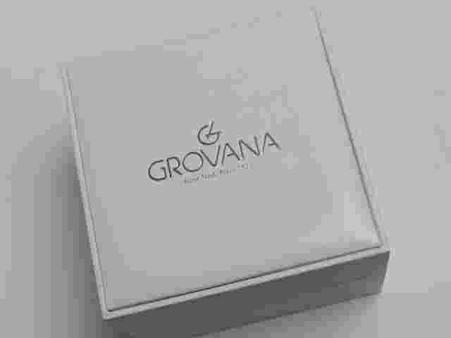 Grovana GMT, Quartz, 42mm, Swiss, Leather strap, NEW