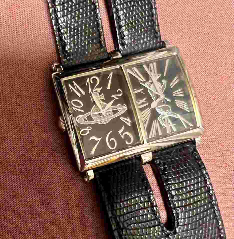 Vivienne Westwood Orve Double Face Watch Black - Used, No Battery