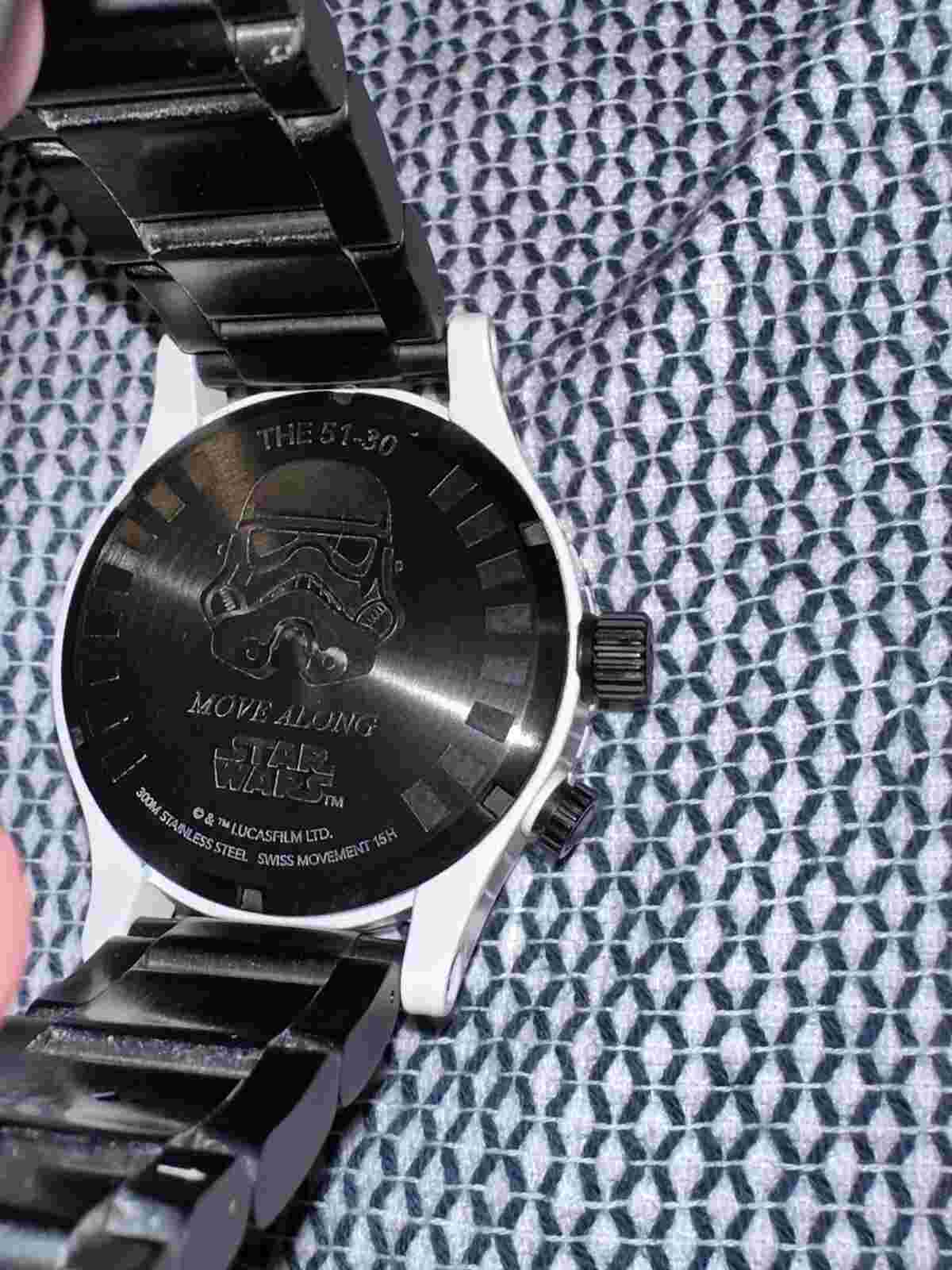 Nixon Star Wars watch Stormtrooper Move Along 51- 30 ( PRE-OWNED)