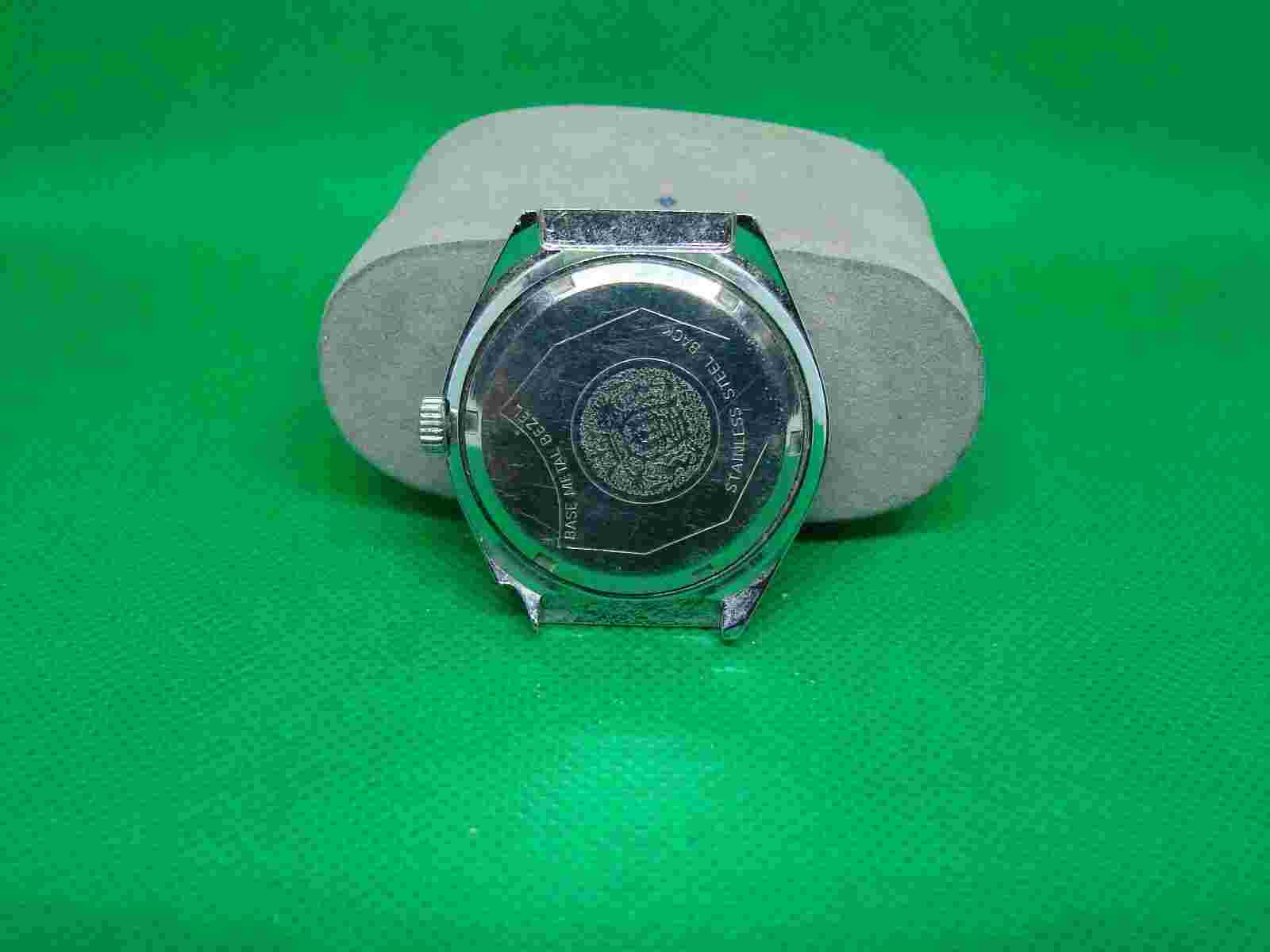 ROUAN KOREA DATE BROWN DIAL WRISTWATCH FOR PARTS/REPAIR! ll2