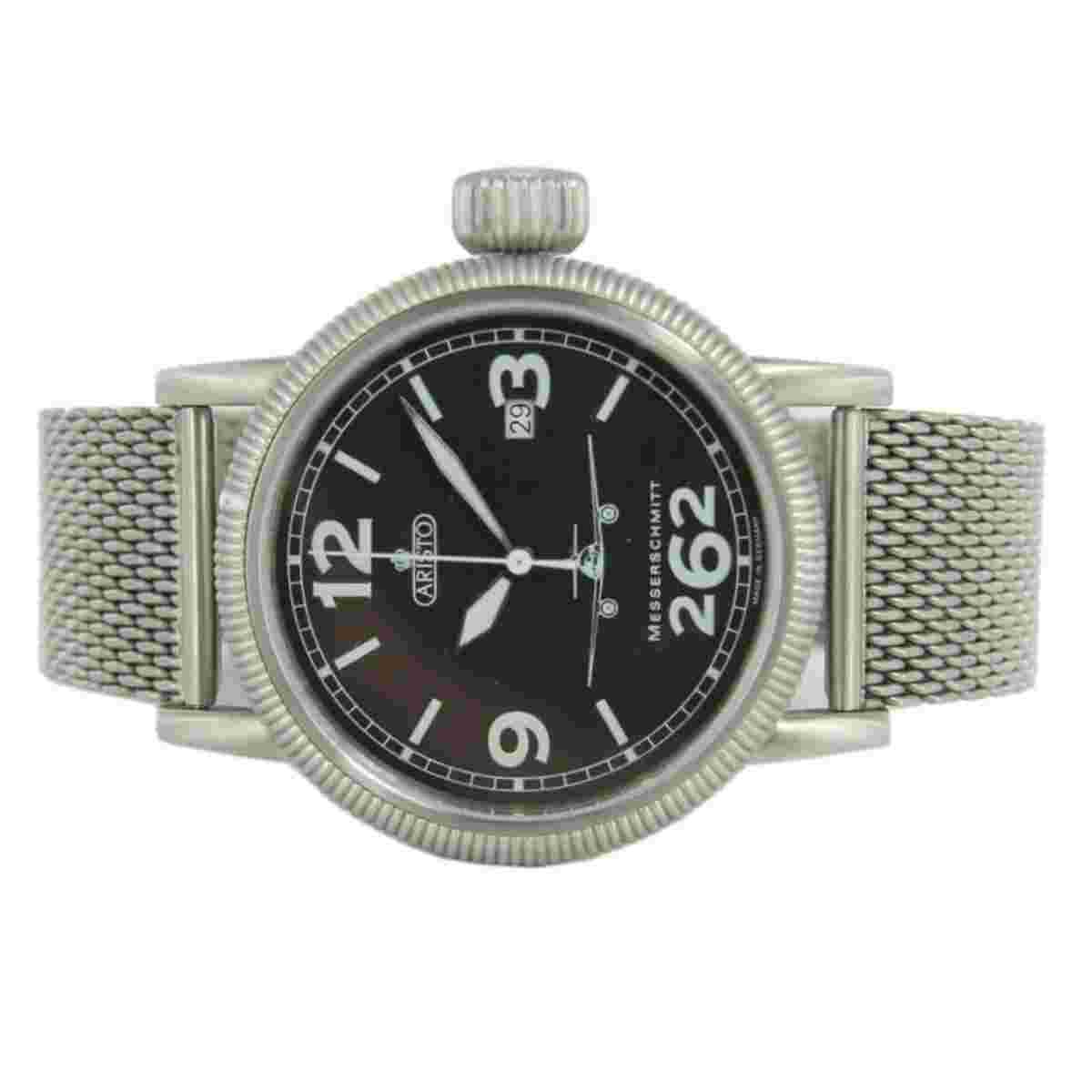 Aristo Men's Messerschmitt Watch Aviator Watch - Tango - Automatic 3H262-TT