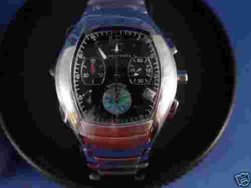 $895 new TAVAN SAPPHIRE MENS CHRONO  WATCH NIB RARE DESIGN ,needs battery