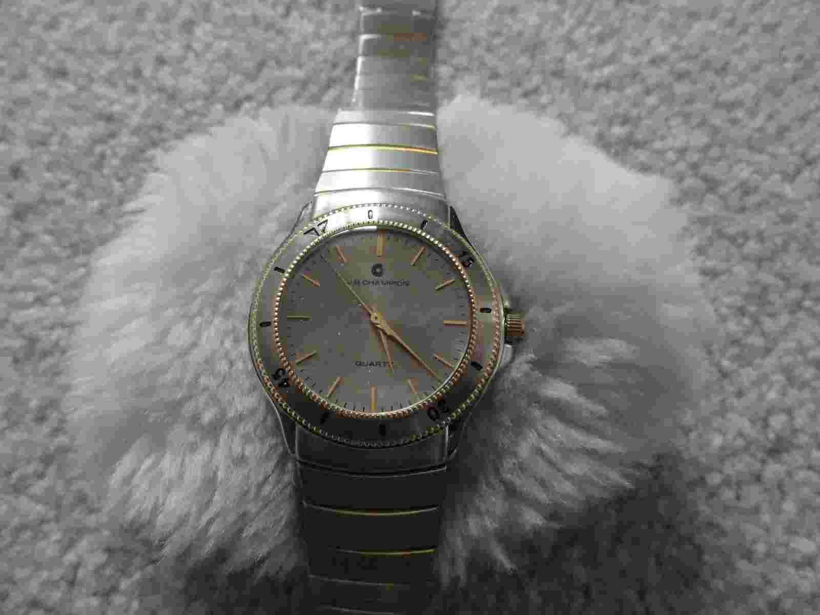 New - Men's JB Champion Quartz Watch - Silver and Gold Colored