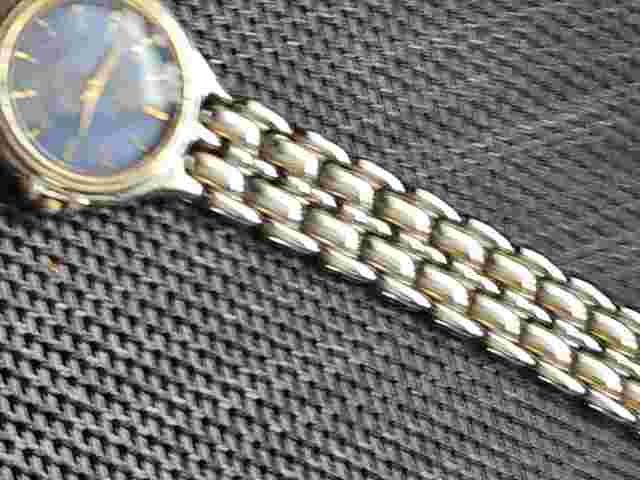 Men's Calvin's Hill  Wrist Watch Blue Face, Gold Hands New Battery