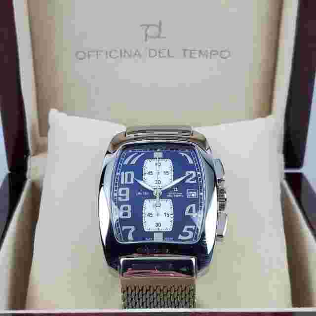 OFFICINA DEL TEMPO ITALIAN DESIGN LIMITED EDITION 2 WATCH NEW BATTERY IN BOX