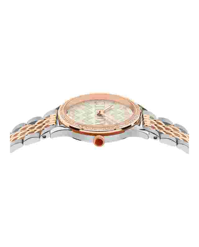 Missoni Womens Missoni Zigzag Lover Two Tone 34mm Bracelet Fashion Watch